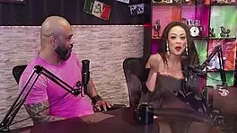 top black stud's sensual casting highlights with latina milf in outdoor interracial heat