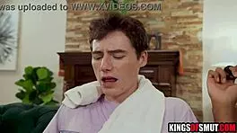 Horny ebony teen craves massive cock pounding