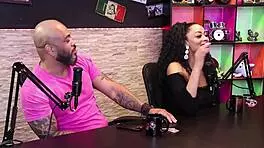 top black stud's sensual casting highlights with latina milf in outdoor interracial heat