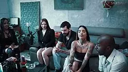 Brazilian latina with juicy tits gets rough anal doggystyle and cowgirl on massive cock