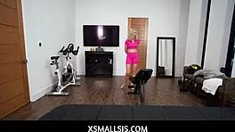 xsmall skinny stepsis claire roos rides cock pov with deepthroat handjob orgasm