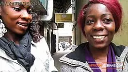 Naughty African Lesbians Whisper Public Pussy Secrets