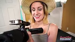 Cuties Lauren Pixie Rim Cock for Gushing Cum Swallow!