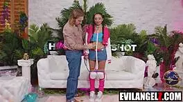 petite girl's first time hardcore anal pounding with small tits big ass pov