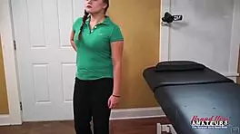 Cuties Lauren Pixie Rim Cock for Gushing Cum Swallow!