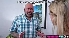 Old Man Teaches Young Blonde Proper Condom Use POV