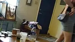 Heart-Racing Voyeur of Cute Blonde 18+ Lotioning Her Sexy Body