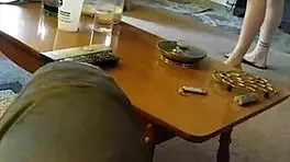 Heart-Racing Voyeur of Cute Blonde 18+ Lotioning Her Sexy Body