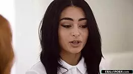 oh no, this virgin student almost gets caught mid fuck session