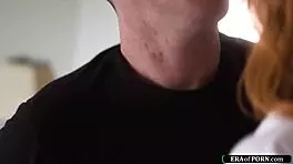 oh no, this virgin student almost gets caught mid fuck session