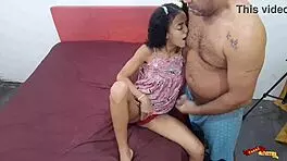 innocent looking asian teen secretly masturbates her tight pussy