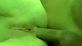 Teen babe anally rides huge cock for massive cum jizz load