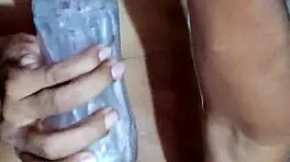 Guy fucks see-through crossdressing ass with toys deep