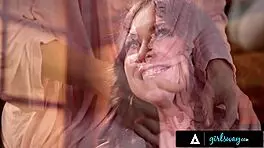 girlsway sultry masseuse lana rhoades instructs petite riley reid foreplay art part 1