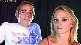 Raw rookie nookie intro with cute blonde tits and feet!