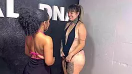 tanned petite moans as wet pussy battles cock first