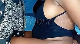 African teen tied up slurps sloppy on bbc, submissive gagging like a total slut!