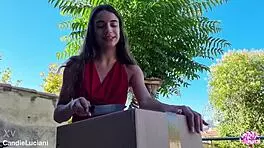 omg this huge toy stretches my tight pussy so good unboxing bliss
