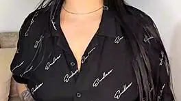 hey watch me stuff lingerie pearls deep in my fat pussy