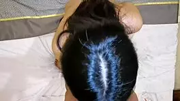 moaning asian babe sucks penis while licking wet pussy in bedroom😩👅