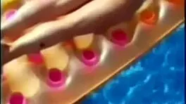 petite milf flaunts amazing bubble butt in bikini before pool guy fucks her bent over hard