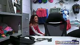 Hey ebony babe, bend over for that anal inspection from the guard?