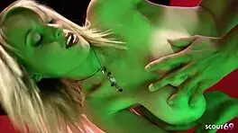 big natural bouncing tits lapdance temptress takes huge customer cock deep in her tight asshole