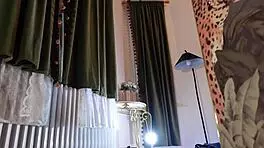 hey check out this cute brunette's sexy lingerie and miniskirt try-on backstage 😘🔥