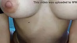 my best friend's girlfriend rides my cock with her big ass cowgirl