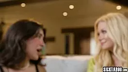 whoa, petite teen jane wilde pounded hard by big titted lesbian milf serene siren 😍