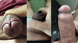 my tiny dick cums watching ex's juicy teen pussy squirt