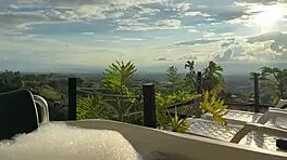 Stranger pounds Nath Gomez hard in hotel jacuzzi public creampie thrill