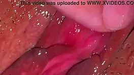 Amateur asian wife licks shaved wet pussy closeup post virginity loss