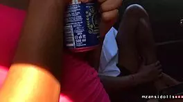 sexy young babe in tight dress has wet pussy beach sex