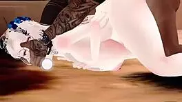 kaori takes massive black cock deep anal pounding