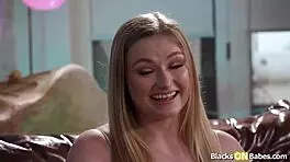 Blonde Teen Craves Her First Massive Black Cock