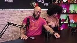 bruna carlos hottest moments in sensual casting with top black stud part one