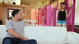 Ariel Skye Deepthroats and Gets Pussy Stuffed by Monster Dong