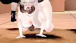 kaori takes massive black cock deep anal pounding