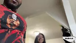 walk in on busty brunette wife and pound her tight asshole in kitchen doggystyle