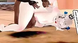 kaori takes massive black cock deep anal pounding