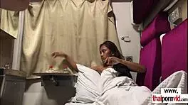 Asian Teen Girlfriend Sucks Huge Cock Outdoors!