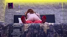 Girlfriend Fucks Friend Doggystyle in Hotel Room