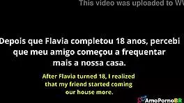 Friend visits home discovers he craves young brunette like stepdaughter