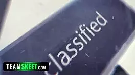 Cute alt girl with piercings and braces pounded roughly in shop theft payback