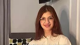 Hot college student bent over for doggystyle cum in mouth pounding