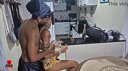 corno calls neighbor's big cock to fuck 18yo girlfriend felina