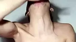 karogok chokes submissive gagging latina argentina 😈