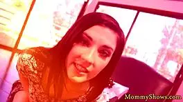 Milf stockings grind crushes teen pussy in scissoring bliss