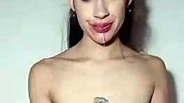 karogok chokes submissive gagging latina argentina 😈